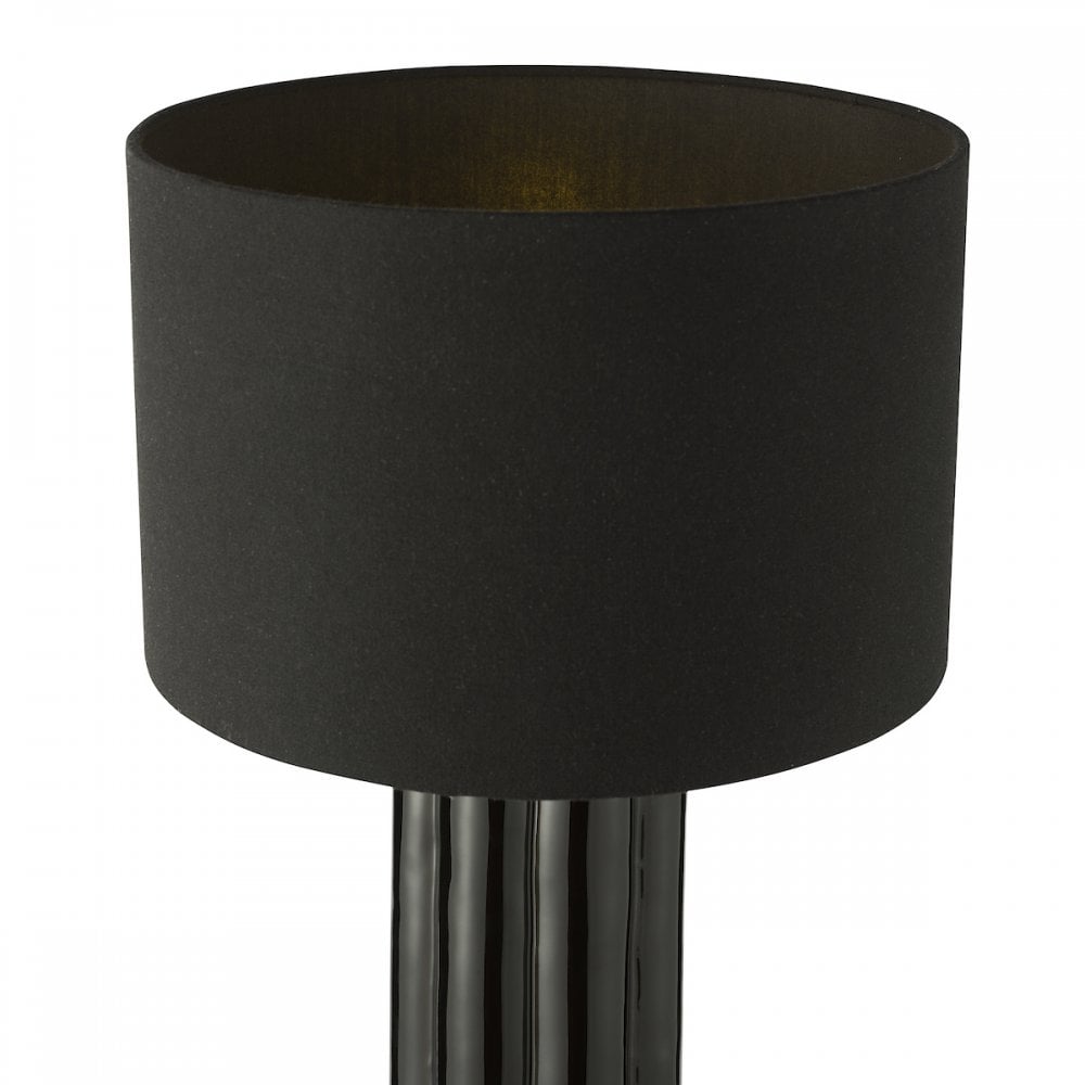 HEB4222 Hebron Table Lamp Black With Shade