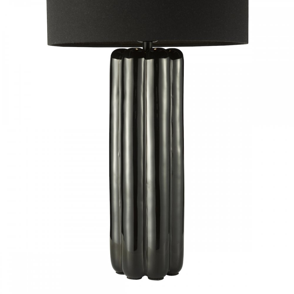 HEB4222 Hebron Table Lamp Black With Shade
