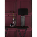 HEB4222 Hebron Table Lamp Black With Shade