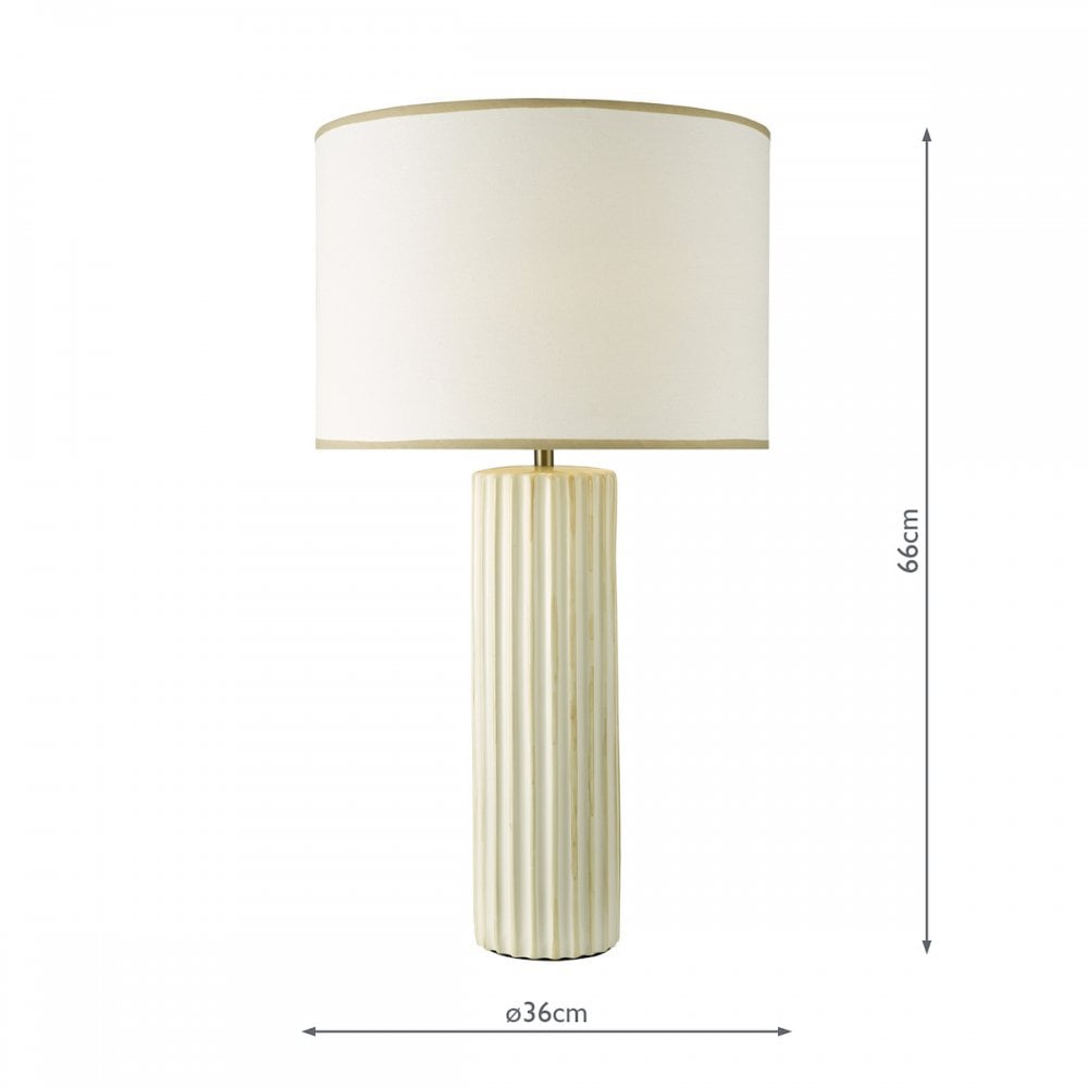 IDE4229 Idella Table Lamp Taupe With Shade