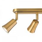 JED8442 Jedrek 4 Light Bar Spotlight Aged Brass