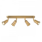 JED8442 Jedrek 4 Light Bar Spotlight Aged Brass
