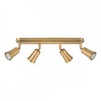 JED8442 Jedrek 4 Light Bar Spotlight Aged Brass