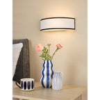 JEM0722 Jemima Wall Light White and White Frosted Acrylic With Shade