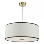 JEM6522 Jemima Easy Fit Pendant White and White Frosted Acrylic With Shade