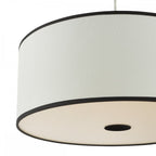 JEM6522 Jemima Easy Fit Pendant White and White Frosted Acrylic With Shade
