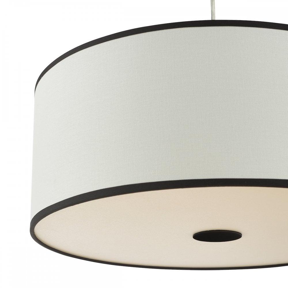 JEM6522 Jemima Easy Fit Pendant White and White Frosted Acrylic With Shade