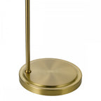 JOC4942 Jocelyn Floor Lamp Natural Brass and Glass