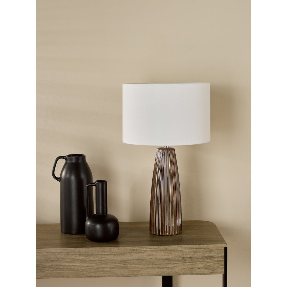 KAU4229 Kaulana Table Lamp Brown With Shade