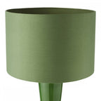 LAG4224 Lagle Table Lamp Green and Antique Brass With Shade