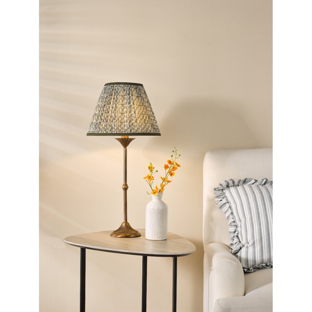 LYD4263-EST1024 Lydian Table Lamp Antique Bronze With Shade