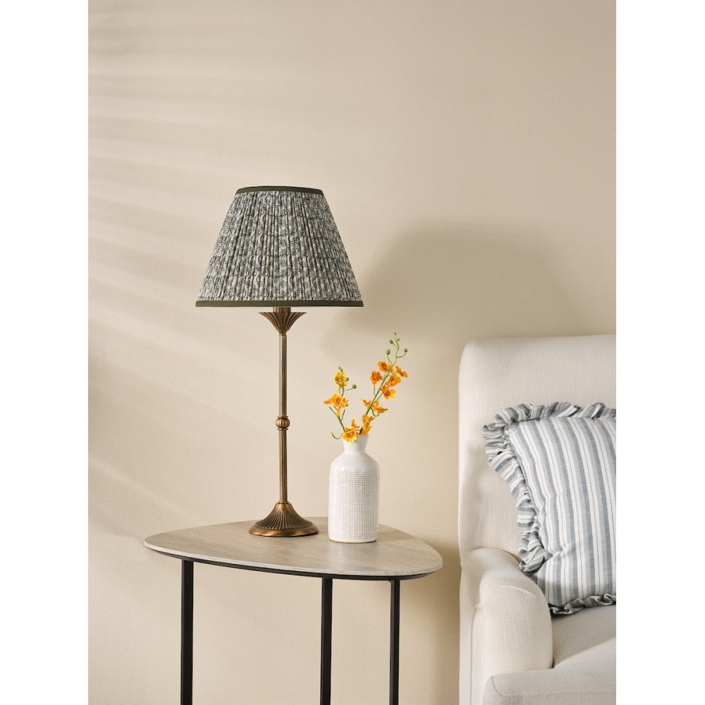 LYD4263-EST1024 Lydian Table Lamp Antique Bronze With Shade