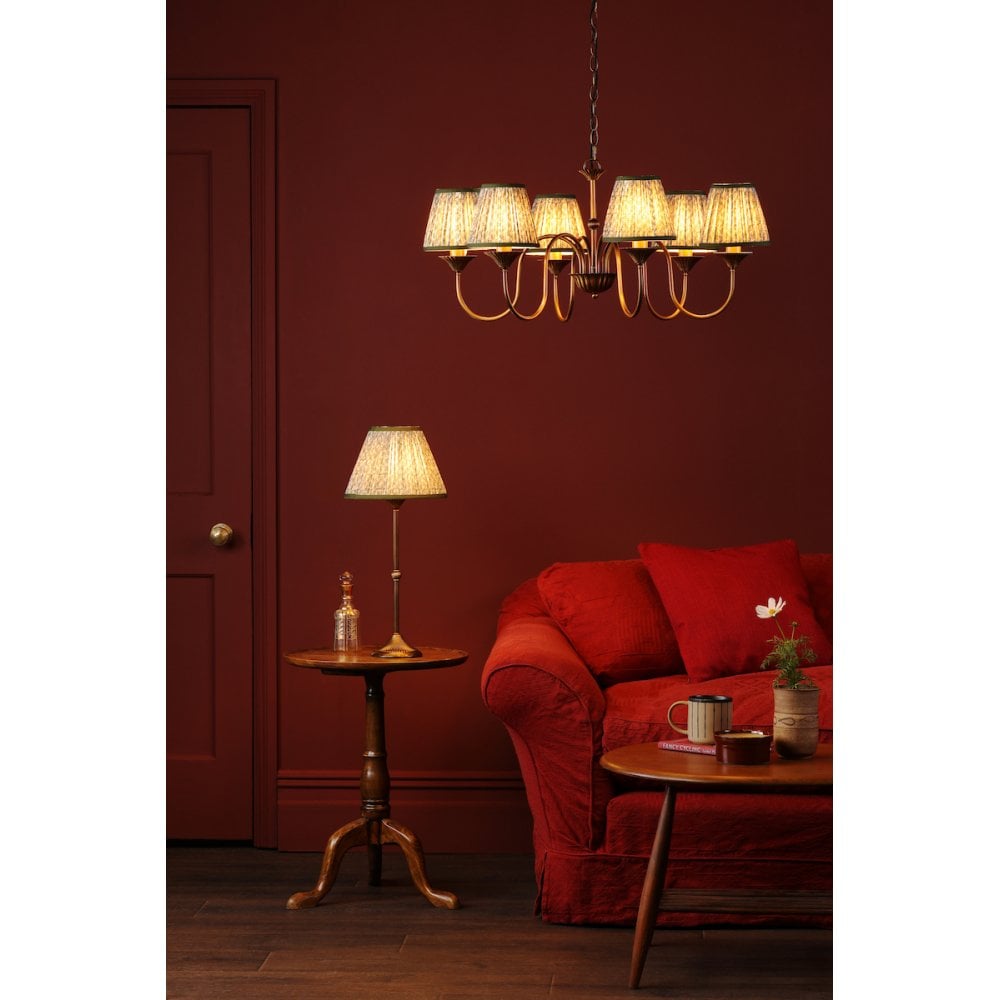 LYD4263-EST1024 Lydian Table Lamp Antique Bronze With Shade