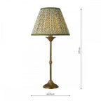 LYD4263-EST1024 Lydian Table Lamp Antique Bronze With Shade