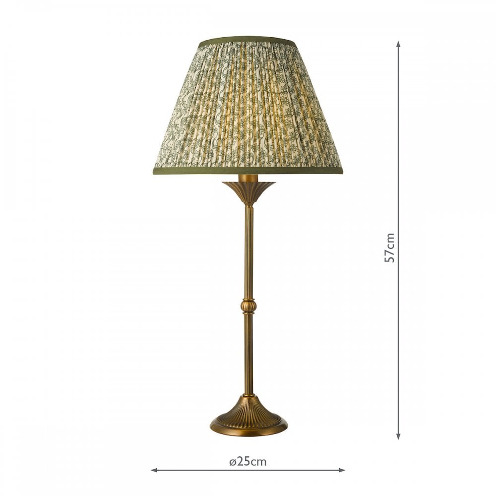 LYD4263-EST1024 Lydian Table Lamp Antique Bronze With Shade