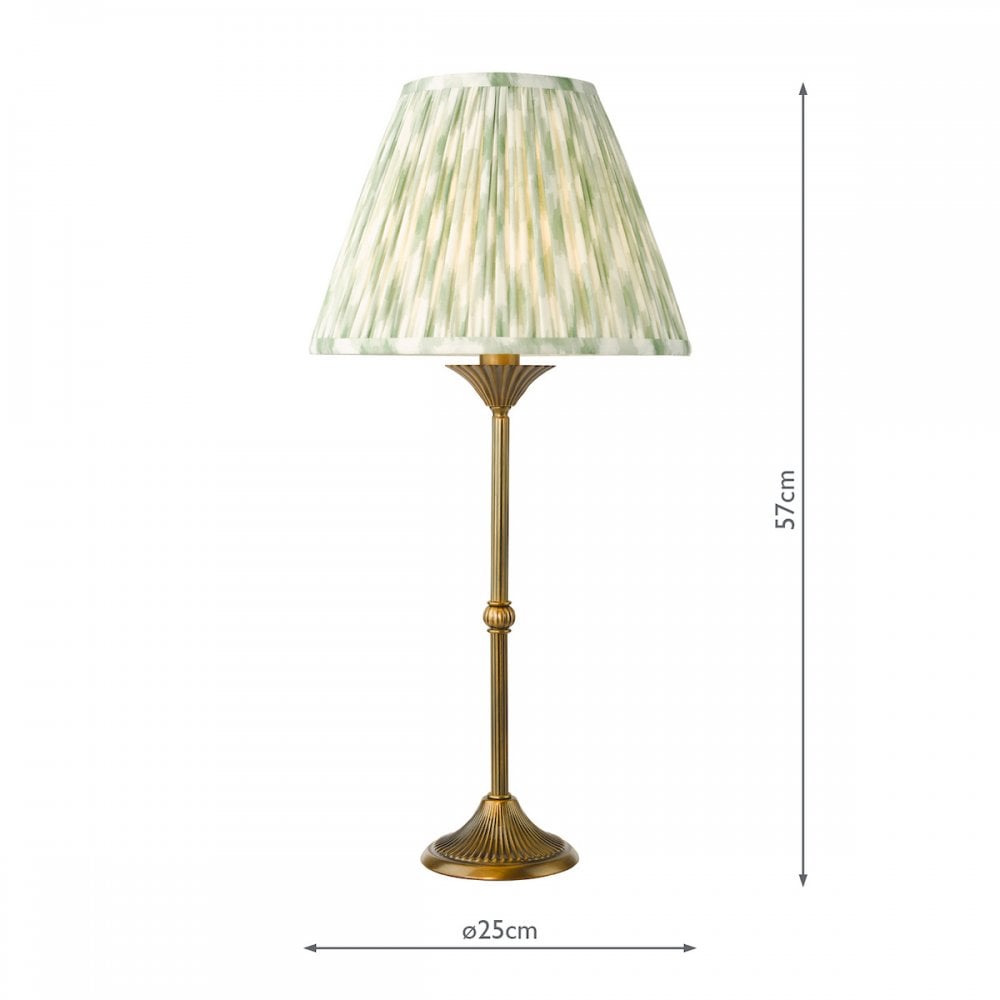 LYD4263-IKA1024 Lydian Table Lamp Antique Bronze With Shade