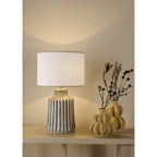 NED4229-IDE142 Nedra Table Lamp Natural With Shade