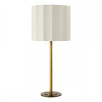 NOU4263 Noura Table Lamp Antique Bronze and Ivory With Shade