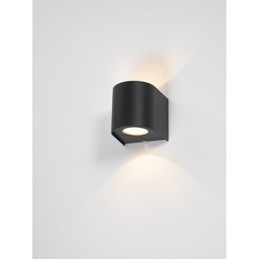 ORV3222 Orville 2 Light Outdoor Wall Light Matt Black LED IP44
