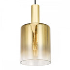 SAV8835 Savannah 3 Light Cluster Pendant Satin Gold and Gold Ombre Glass