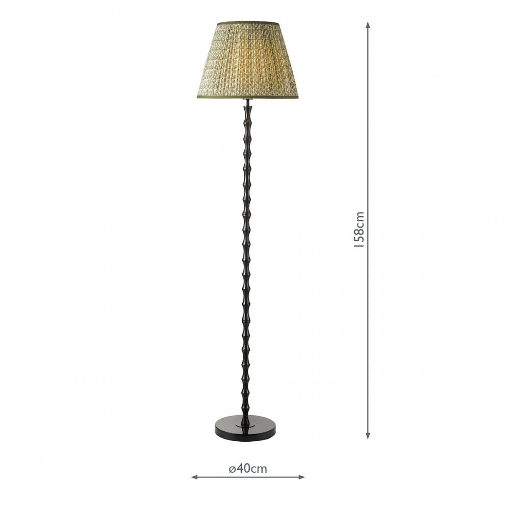 SIY4922-EST1624 Siyanda Floor Lamp Black With Shade