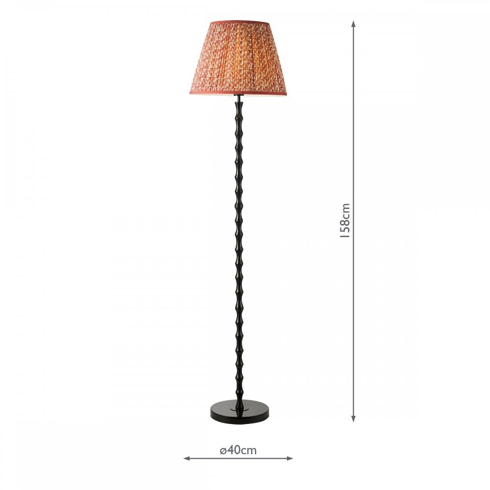 SIY4922-EST1625 Siyanda Floor Lamp Black With Shade