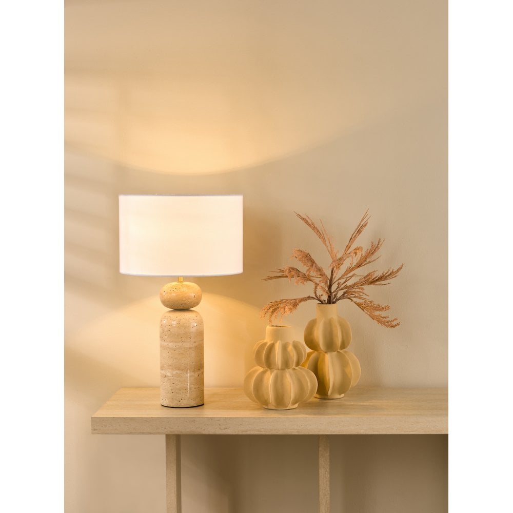 SOY4229-PYR142 Soyala Table Lamp Brown With Shade