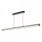 TUB6222 Tube Bar Pendant Satin Black and Opal LED