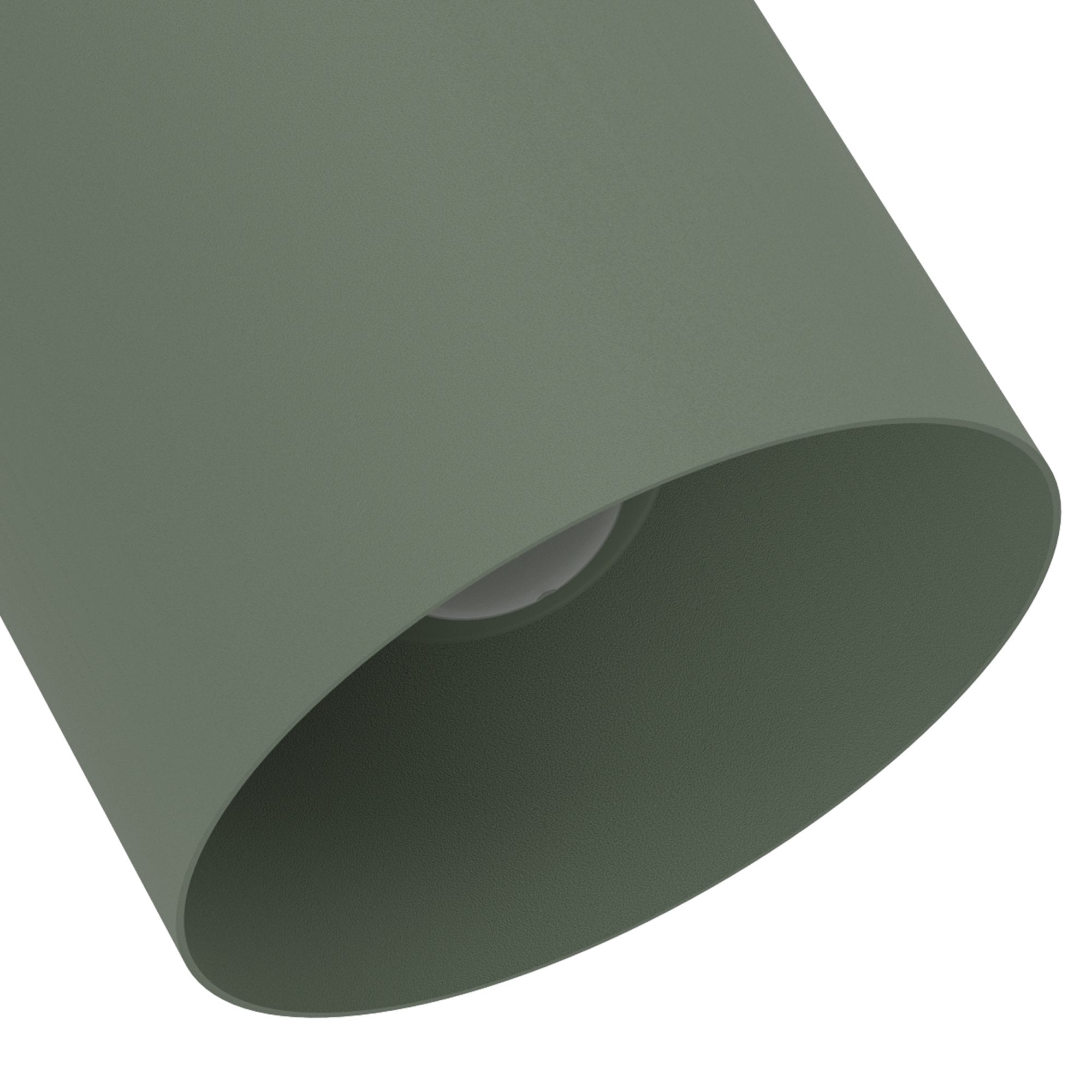 44132 Tilston Steel Minimalist Single Wall Spotlight Green
