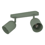 44133 Tilston Steel Minimalist Dual Ceiling Spotlight Green