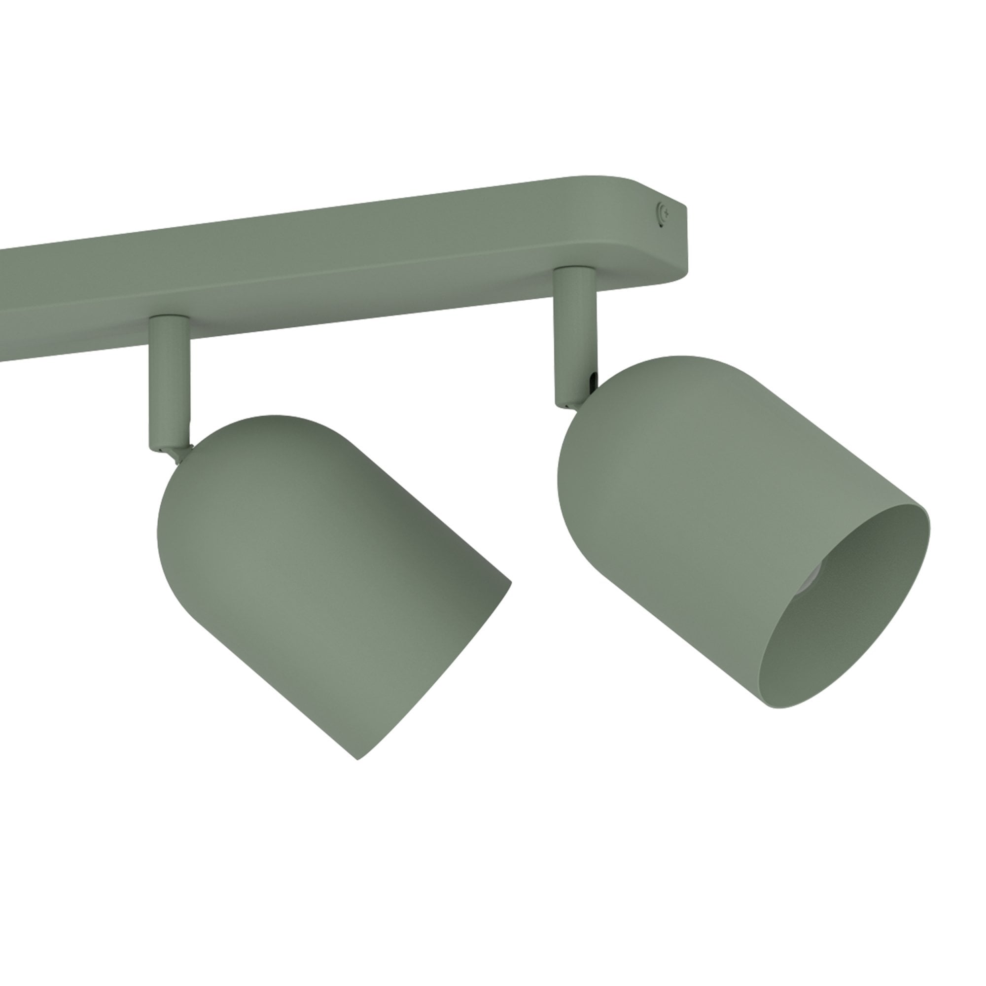 44135 Tilston Steel Minimalist 4-Light Ceiling Spotlight Green