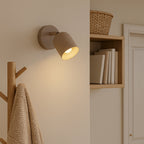 44161 Tilston Steel Minimalist Single Wall Spotlight Sandy