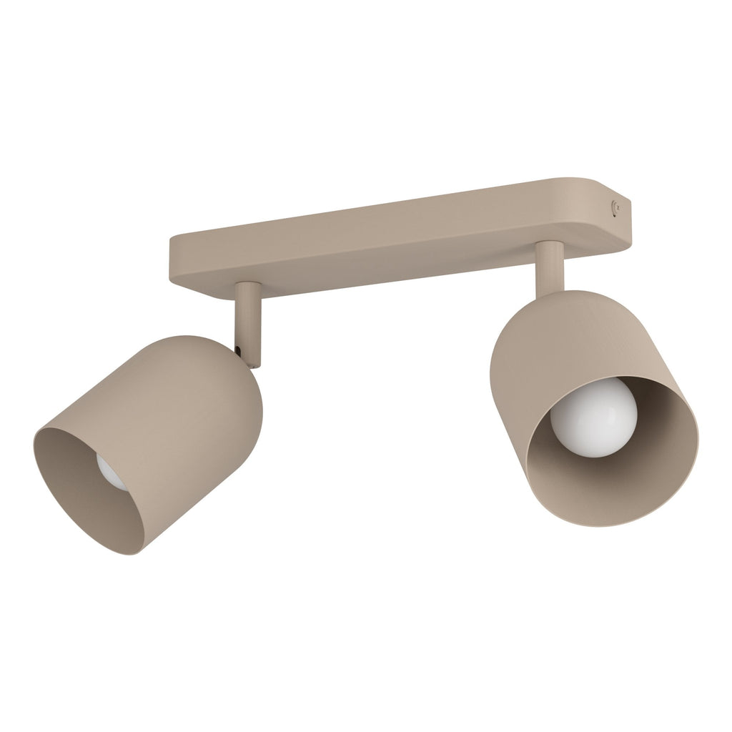 44162 Tilston Steel Minimalist Dual Ceiling Spotlight Sandy