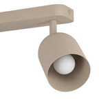 44162 Tilston Steel Minimalist Dual Ceiling Spotlight Sandy