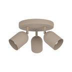 44163 Tilston Steel Minimalist Triple Ceiling Spotlight Sandy
