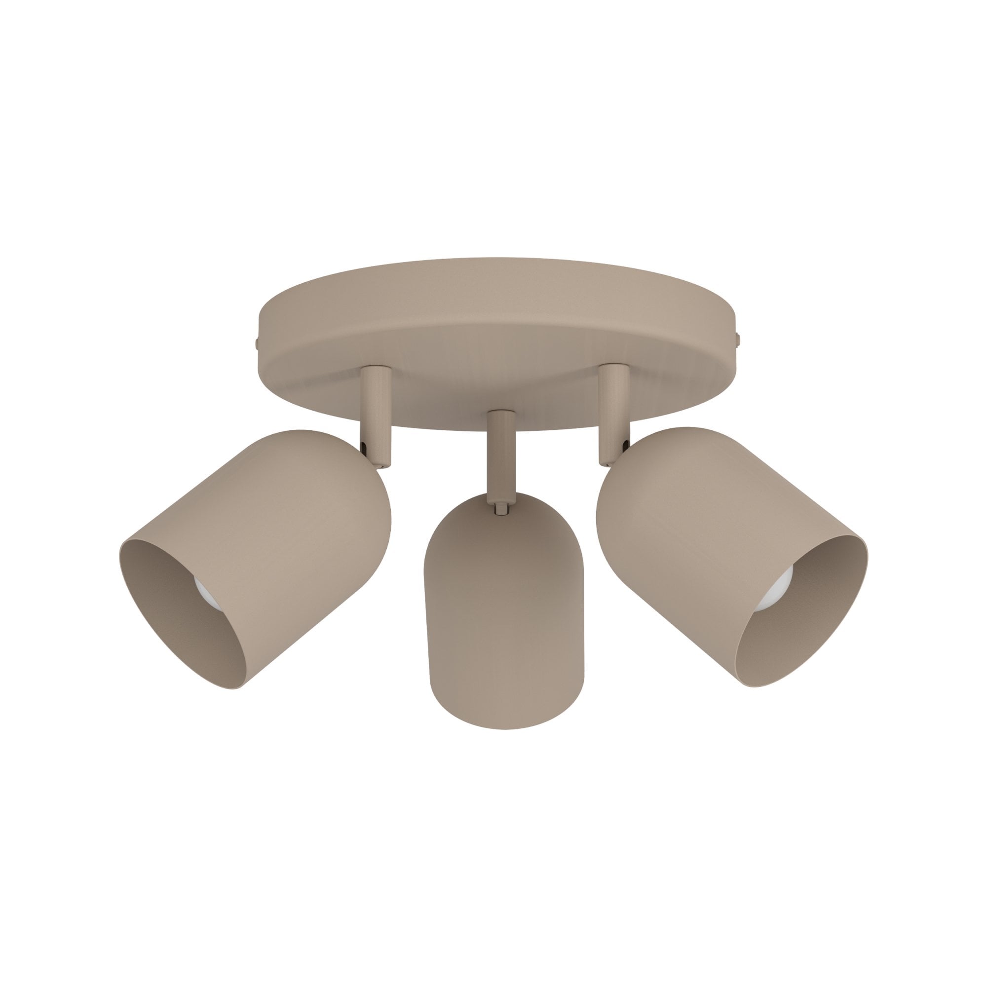 44163 Tilston Steel Minimalist Triple Ceiling Spotlight Sandy