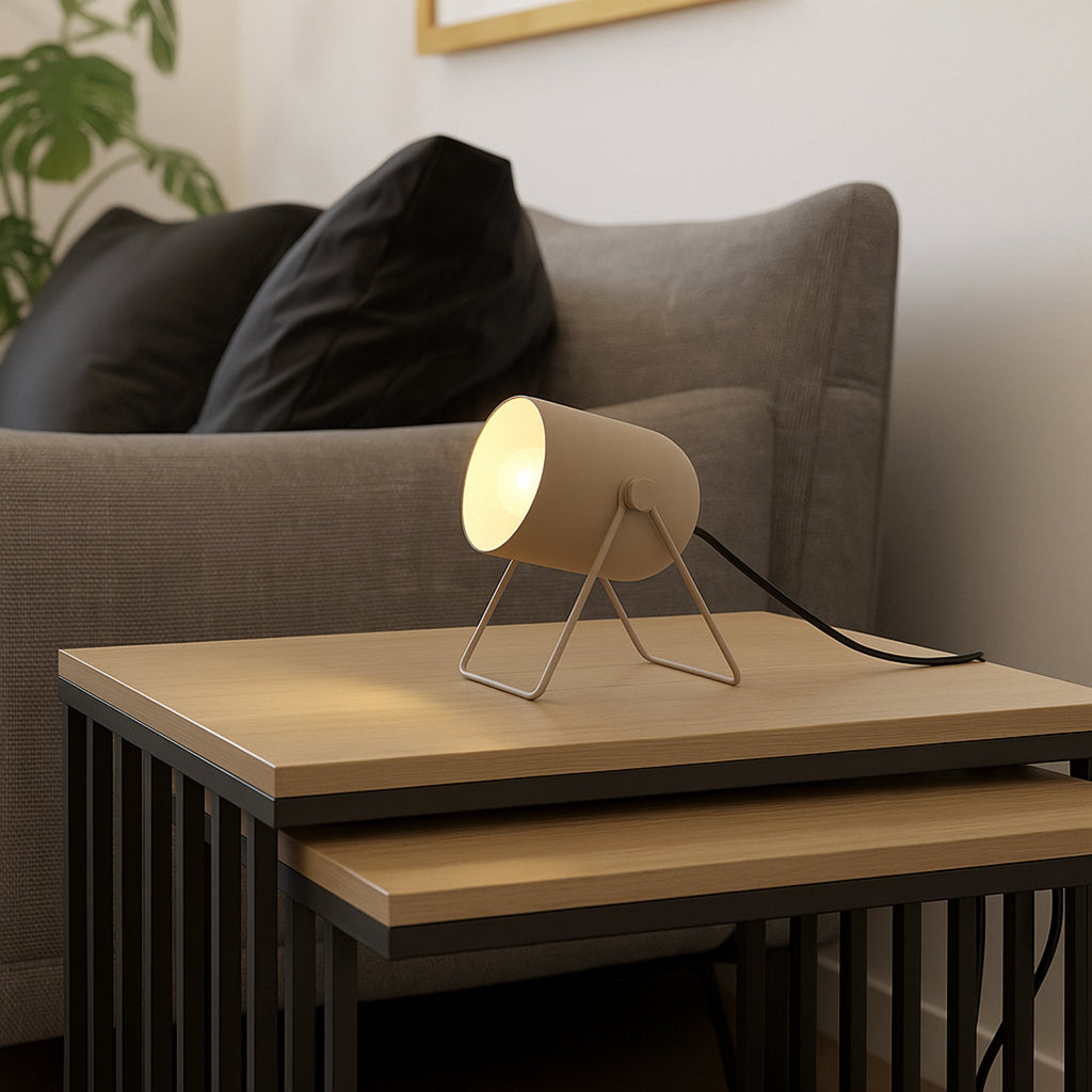 44165 Tilston Steel Minimalist Desk Lamp Sandy