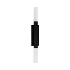 900617 Alcudia Metal & Plastic Bathroom Mirror Light Black