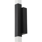 900617 Alcudia Metal & Plastic Bathroom Mirror Light Black