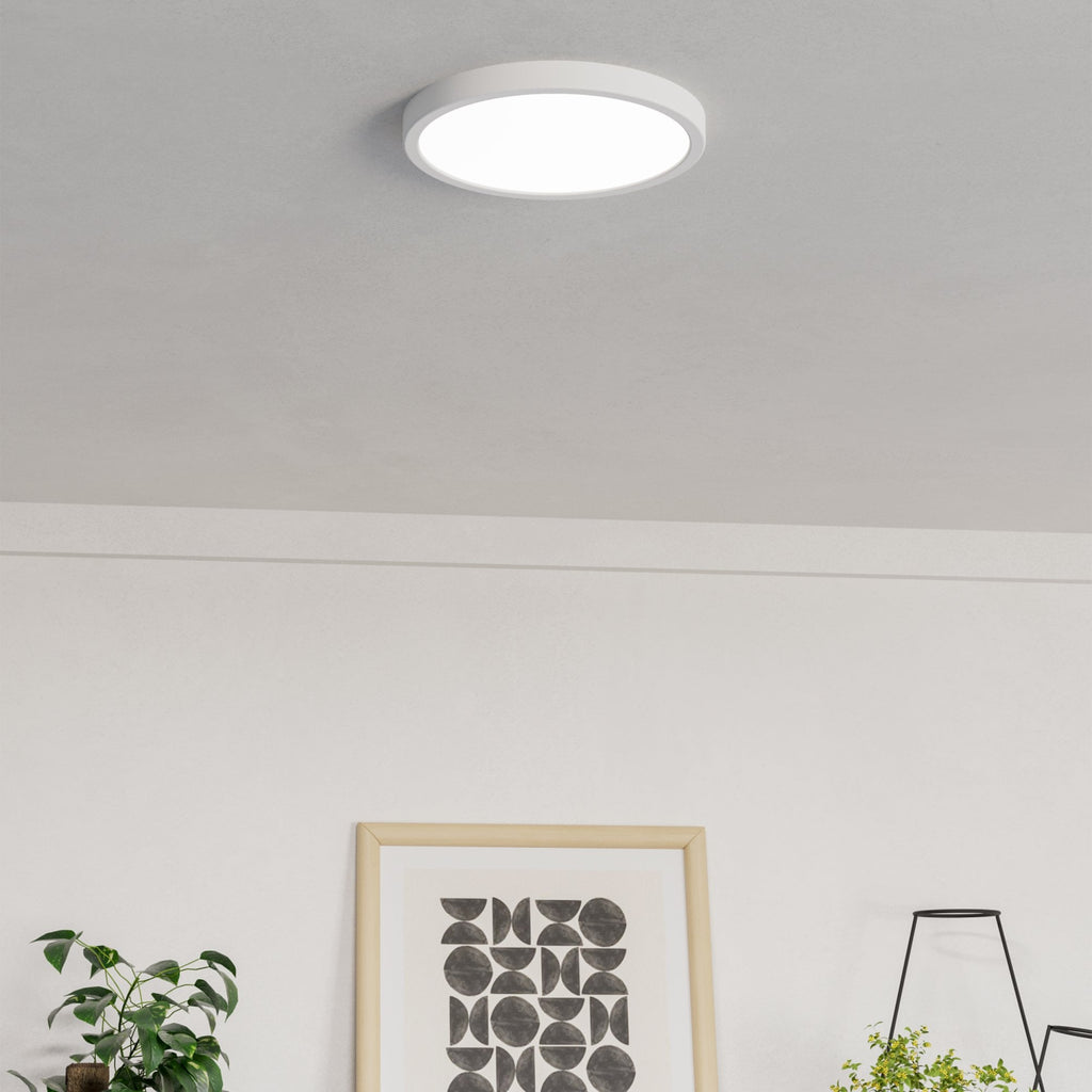 901308 Fueva 6 IP20 White Plastic Ceiling Light