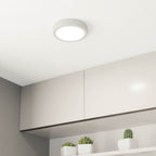 901332 Fueva 6 IP44 LED CCT Plastic Ceiling Light (D) 16.6cm White