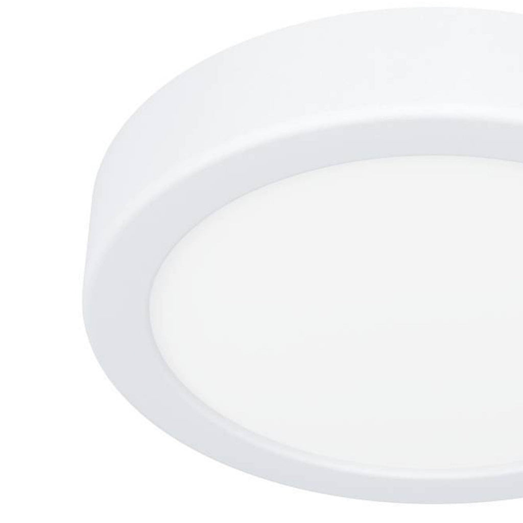 901332 Fueva 6 IP44 LED CCT Plastic Ceiling Light (D) 16.6cm White