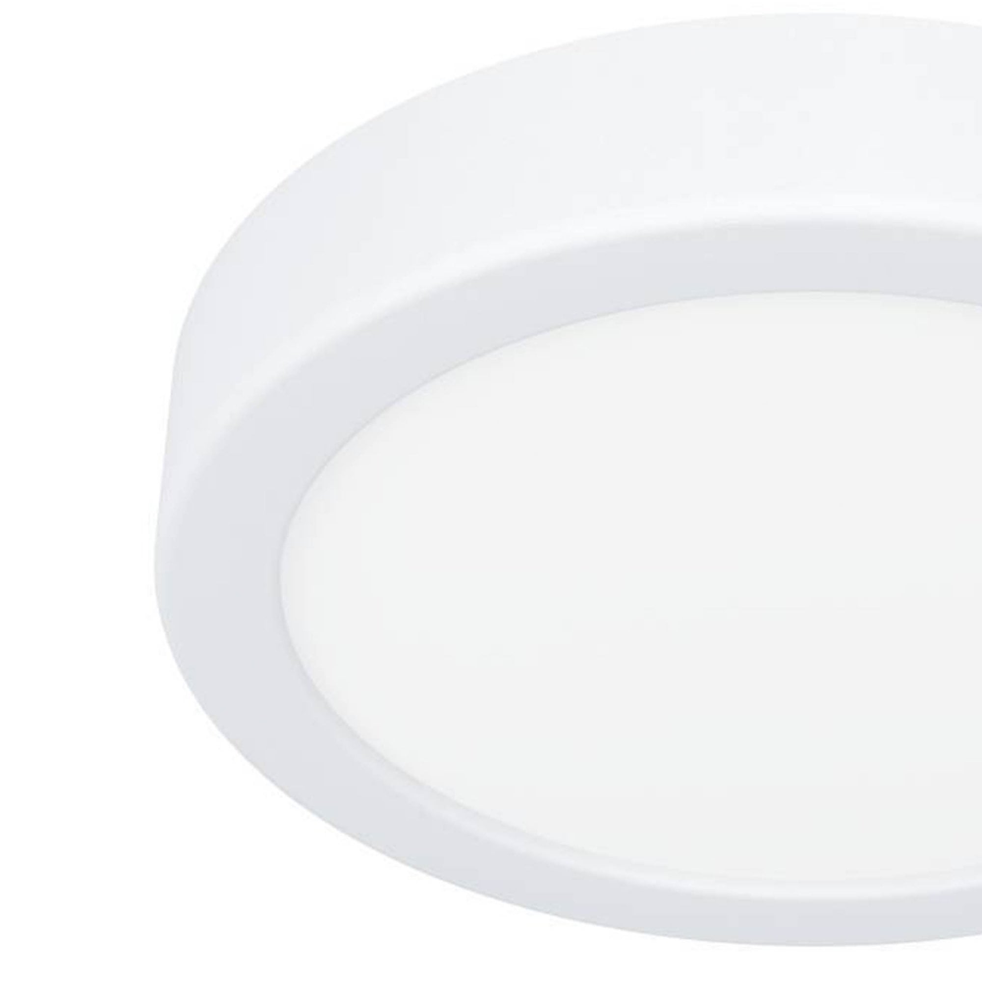 901332 Fueva 6 IP44 LED CCT Plastic Ceiling Light (D) 16.6cm White