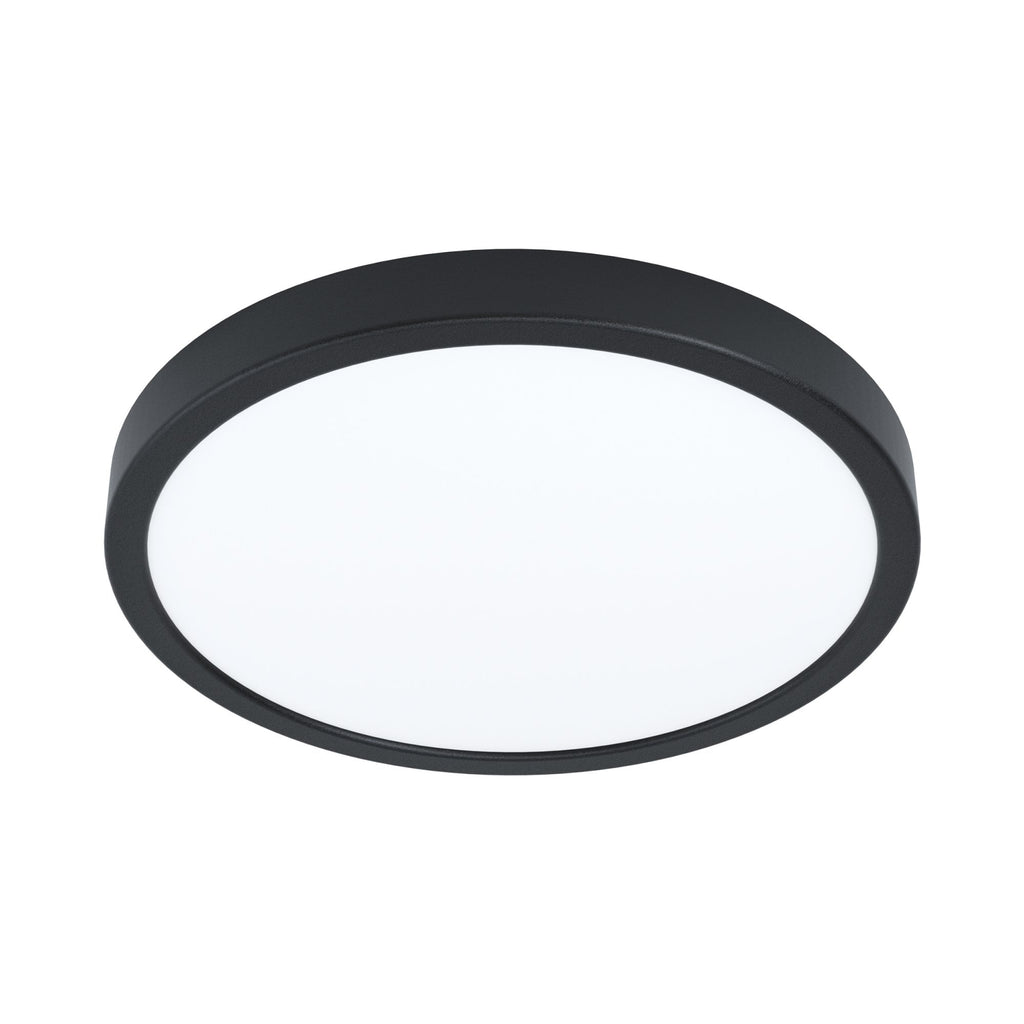901373 Fueva 6-Z Smart Control RGB IP44 Plastic Ceiling Light 27.8cm Black