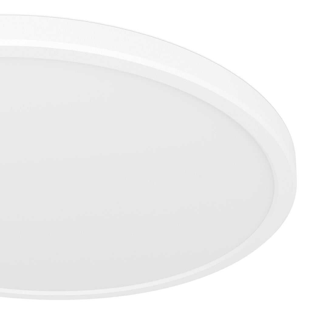 901471 Rovito-Z Round White Plastic Smart Control Colour Changing LED Ceiling Light (D) 30cm