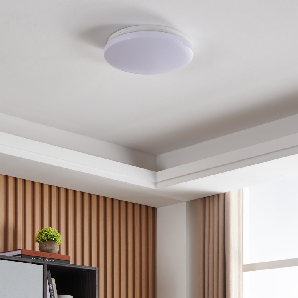 901525 Approdo Steel & Plastic LED Ceiling Light White