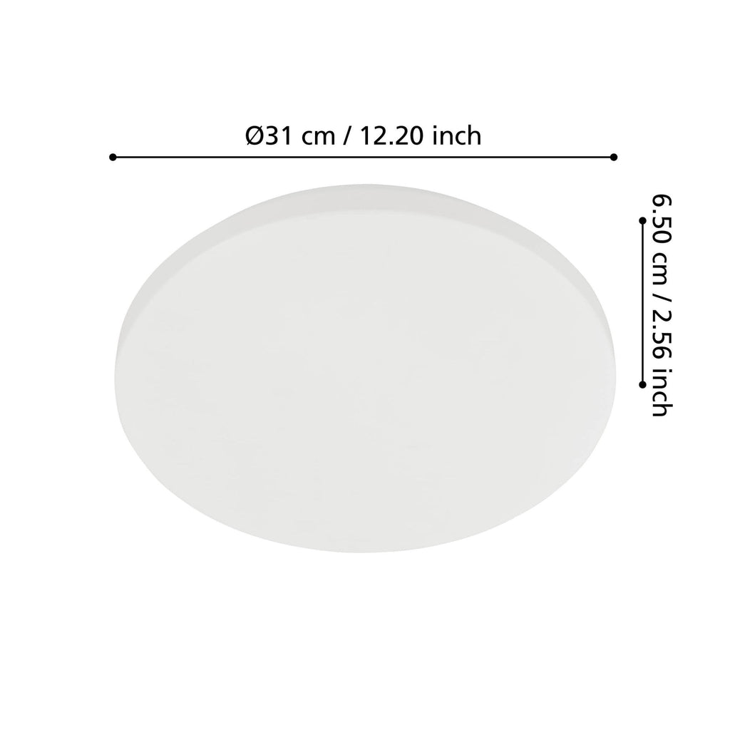 901525 Approdo Steel & Plastic LED Ceiling Light White