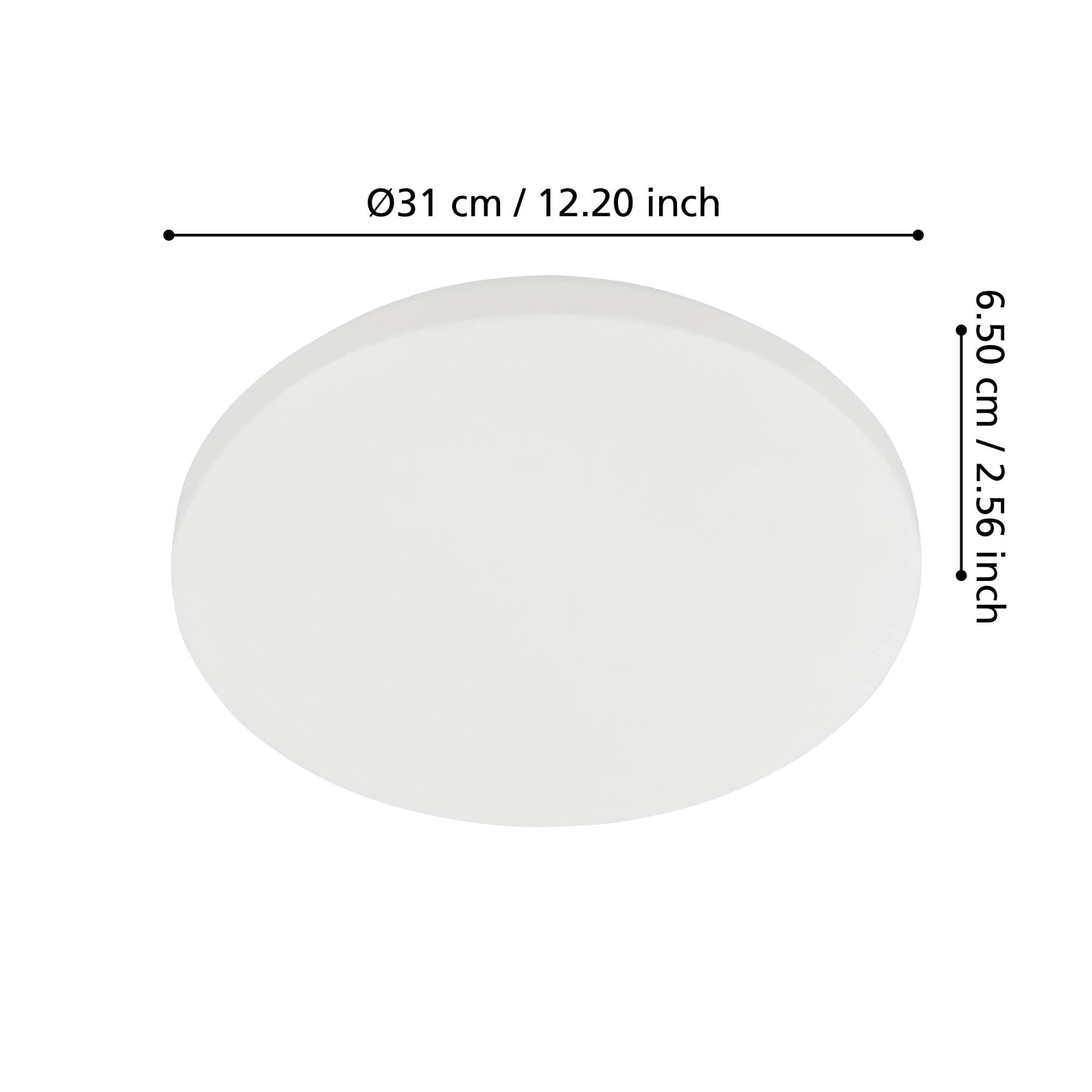 901525 Approdo Steel & Plastic LED Ceiling Light White