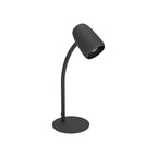 901828 Carlo Modern Steel Flexible Desk Lamp Black