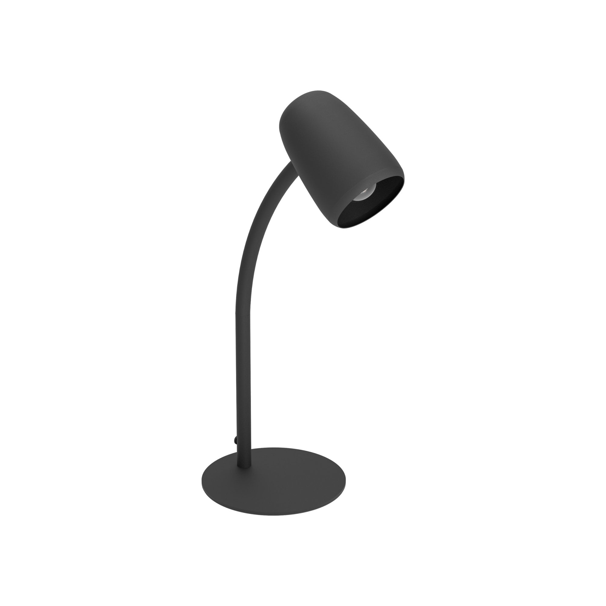901828 Carlo Modern Steel Flexible Desk Lamp Black